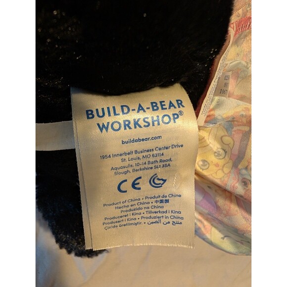 Build-A-Bear Panda Dog Plush 16" with Shopkins Dress Outfit 2017 Stuffed Animal - Picture 7 of 16